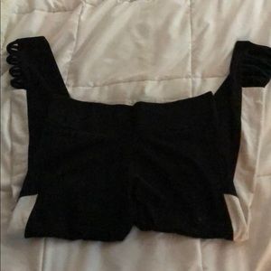 Victoria Secret Pink black yoga leggings